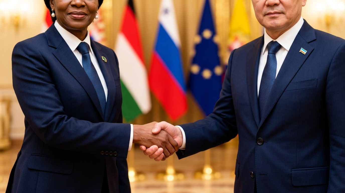 Diplomatic handshake